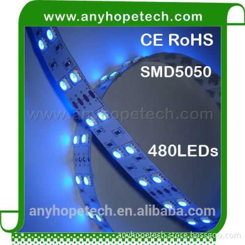 LED factory lighting indoor 96ledm 5050 24v rgb flexible led strip